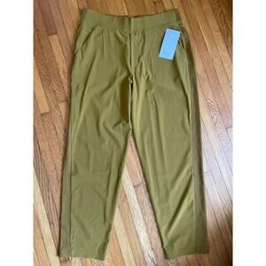 Athleta Brooklyn Ankle Pant Brass Yellow Size 12 NWT